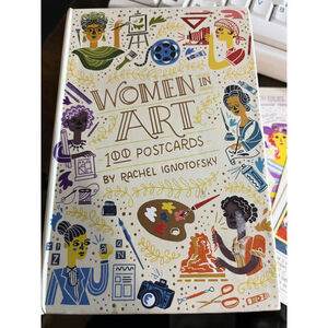 Bundle of 5 set of Women in Arts Postcards